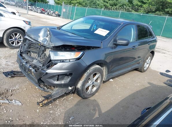 2FMPK4G99GBC00318 2016 FORD EDGE Серый Передняя левая четверть