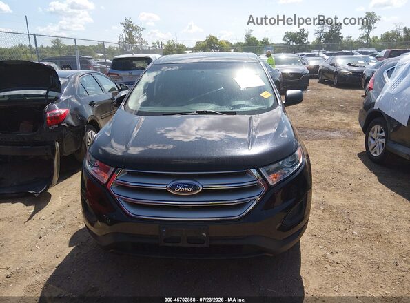2FMPK4G99HBB61294 2017 FORD EDGE Черный Вид задней части салона