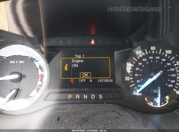 2FMPK4G99HBB61294 2017 FORD EDGE Черный Вид задних сидений