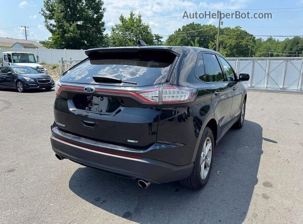 2FMPK4G99HBB69749 2017 FORD EDGE Black Rear right