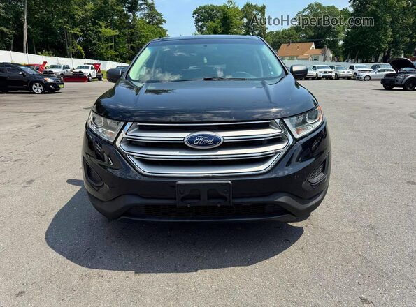 2FMPK4G99HBB69749 2017 FORD EDGE Black Front view