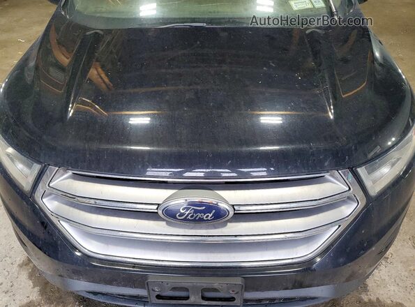 2FMPK4G99JBC39076 2018 FORD EDGE Black Rear interior view