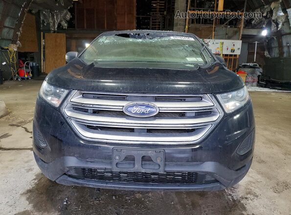 2FMPK4G99JBC39076 2018 FORD EDGE Black Front view