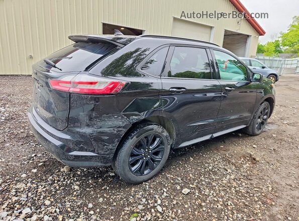 2FMPK4G99RBA72746 2024 FORD EDGE Черный Задняя правая четверть