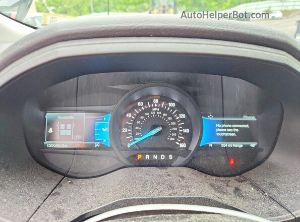 2FMPK4G99RBA72746 2024 FORD EDGE Черный Вид щитка приборов
