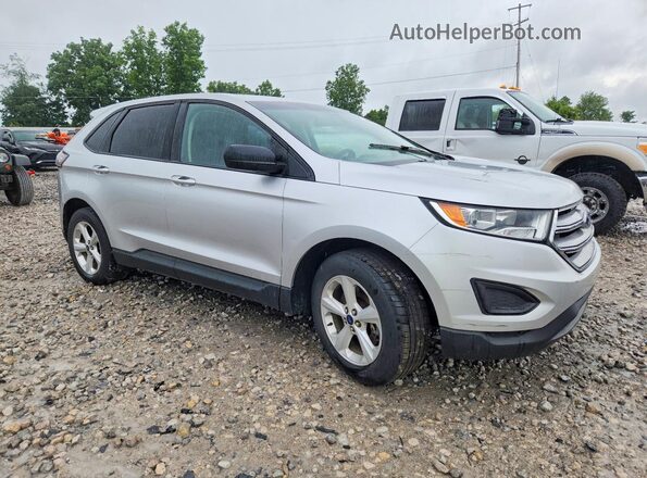 2FMPK4G9XHBB58887 2017 FORD EDGE Silver წინა მარჯვენა