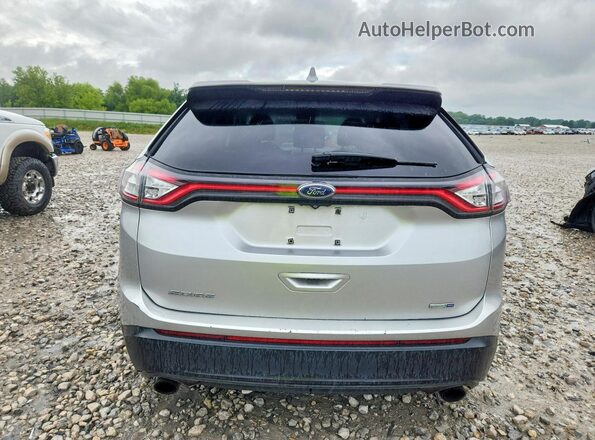 2FMPK4G9XHBB58887 2017 FORD EDGE Silver უკანა ხედი