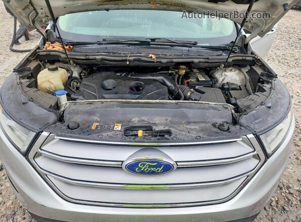 2FMPK4G9XHBB58887 2017 FORD EDGE Silver ძრავის განყოფილების ხედი