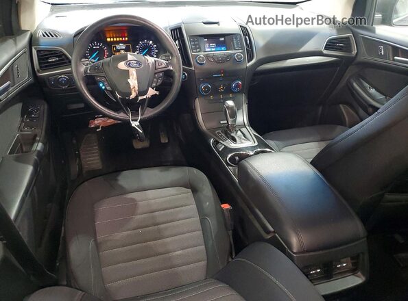 2FMPK4G9XHBB99004 2017 FORD EDGE Blue Vista del salpicadero