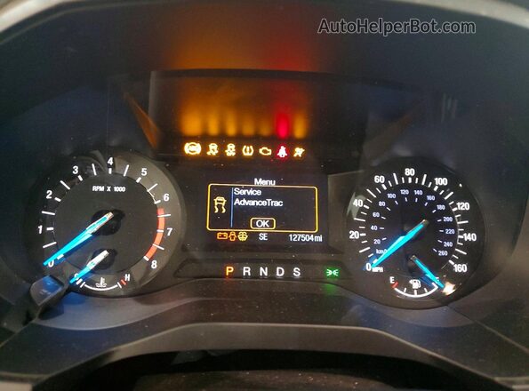 2FMPK4G9XHBB99004 2017 FORD EDGE Blue Vista del cuadro de instrumentos
