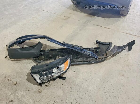 2FMPK4G9XHBB99004 2017 FORD EDGE Blue Vista de la etiqueta del VIN