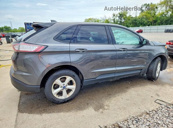 2FMPK4G9XHBC68029 2017 FORD EDGE Gray Trasero derecho