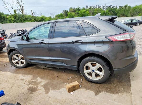 2FMPK4G9XHBC68029 2017 FORD EDGE Gray Trasero izquierdo