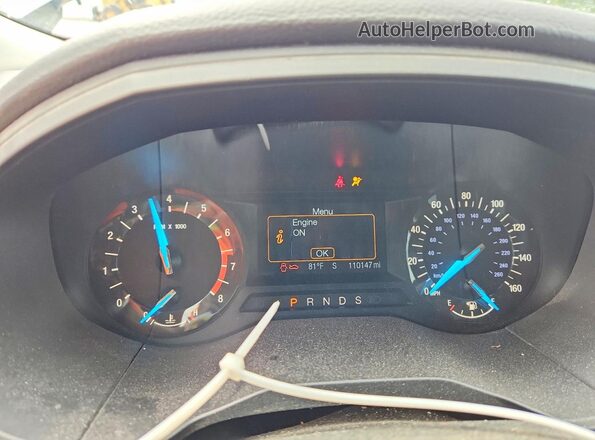 2FMPK4G9XHBC68029 2017 FORD EDGE Gray Vista del cuadro de instrumentos