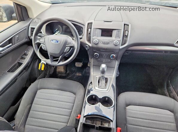 2FMPK4G9XHBC68029 2017 FORD EDGE Gray Vista del salpicadero