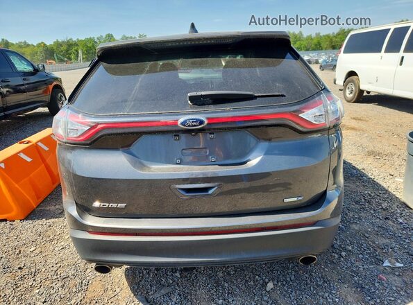 2FMPK4G9XJBB14443 2018 FORD EDGE Gray Widok z tyłu