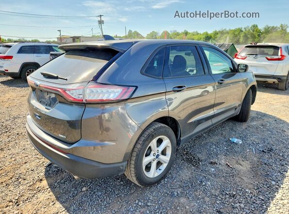 2FMPK4G9XJBB14443 2018 FORD EDGE Gray Tył prawy