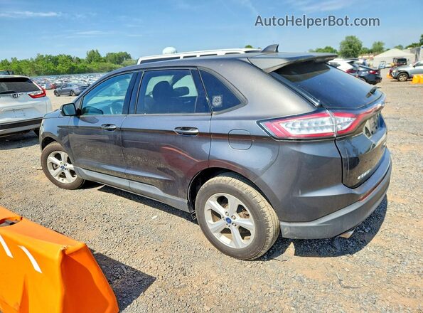 2FMPK4G9XJBB14443 2018 FORD EDGE Gray Tył lewy