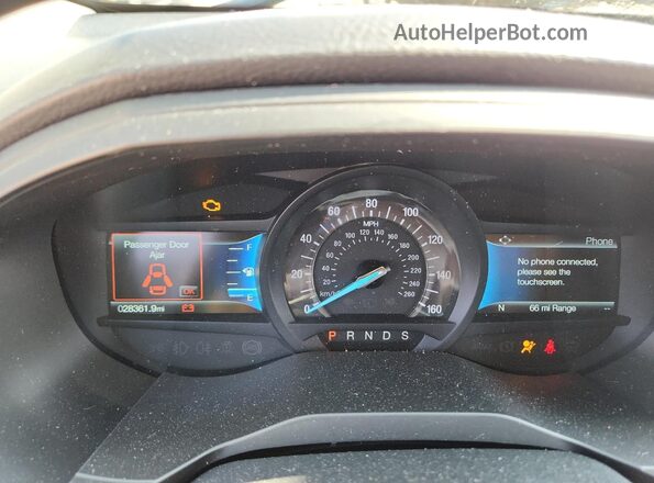2FMPK4G9XRBA55163 2024 FORD EDGE Gray Vista del cuadro de instrumentos