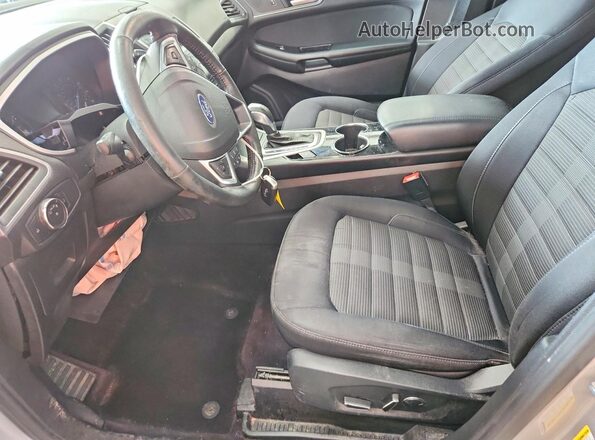 2FMPK4J80HBB45680 2017 FORD EDGE Silver Vista interior delantera