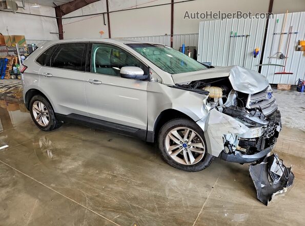 2FMPK4J80HBB45680 2017 FORD EDGE Silver Delantero derecho