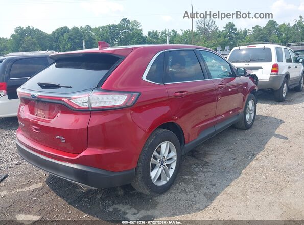 2FMPK4J80HBB78484 2017 FORD EDGE Red უკანა მარჯვენა