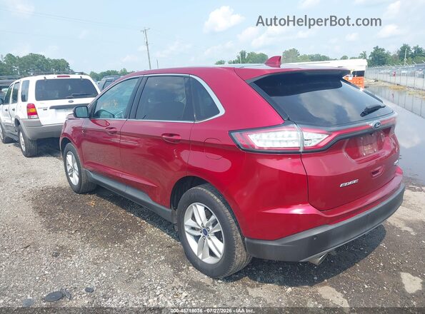 2FMPK4J80HBB78484 2017 FORD EDGE Red უკანა მარცხენა