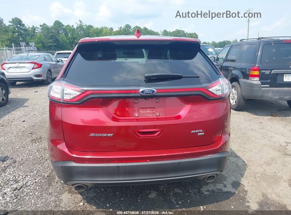 2FMPK4J80HBB78484 2017 FORD EDGE Red 