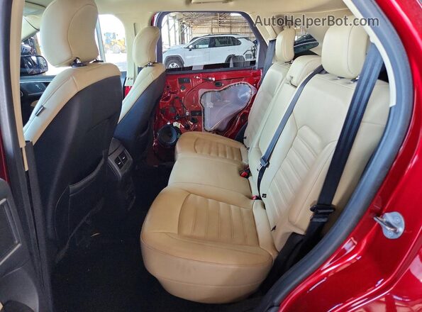 2FMPK4J80HBC31801 2017 FORD EDGE Red Вид задніх сидінь