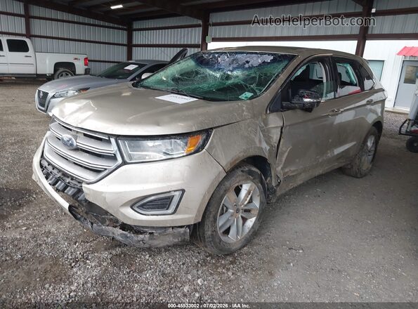 2FMPK4J80HBC52793 2017 FORD EDGE Beige Przód lewy