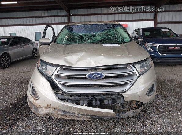2FMPK4J80HBC52793 2017 FORD EDGE Beige Widok z przodu