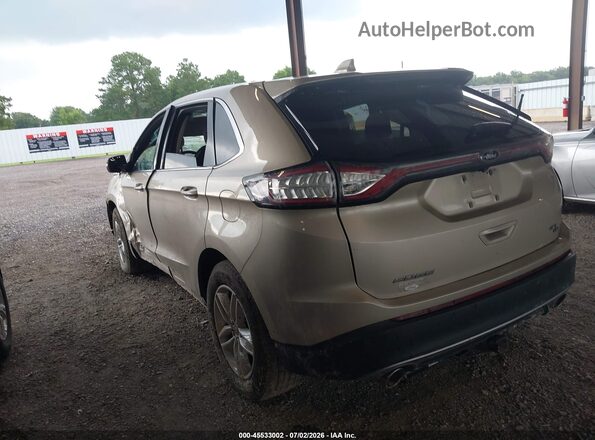 2FMPK4J80HBC52793 2017 FORD EDGE Beige Tył lewy