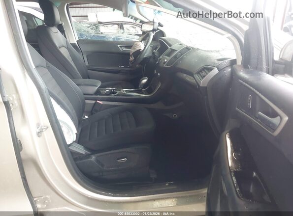 2FMPK4J80HBC52793 2017 FORD EDGE Beige Widok wnętrza z przodu