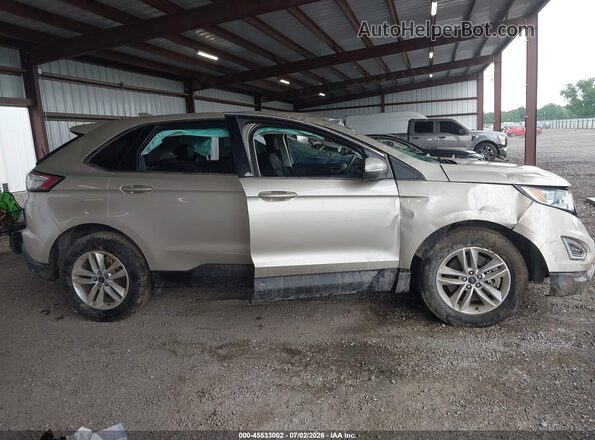 2FMPK4J80HBC52793 2017 FORD EDGE Beige Widok wnętrza z tyłu