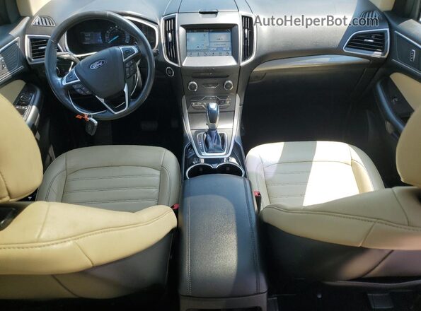 2FMPK4J80HBC66967 2017 FORD EDGE White Dashboard view