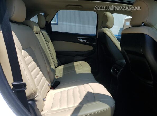 2FMPK4J80HBC66967 2017 FORD EDGE White Rear interior view
