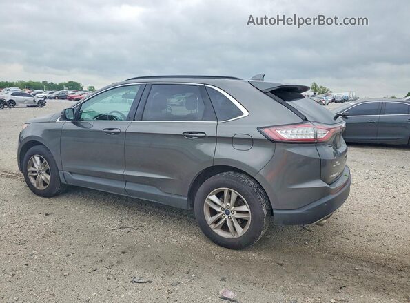 2FMPK4J80JBB93041 2018 FORD EDGE Gray Trasero izquierdo