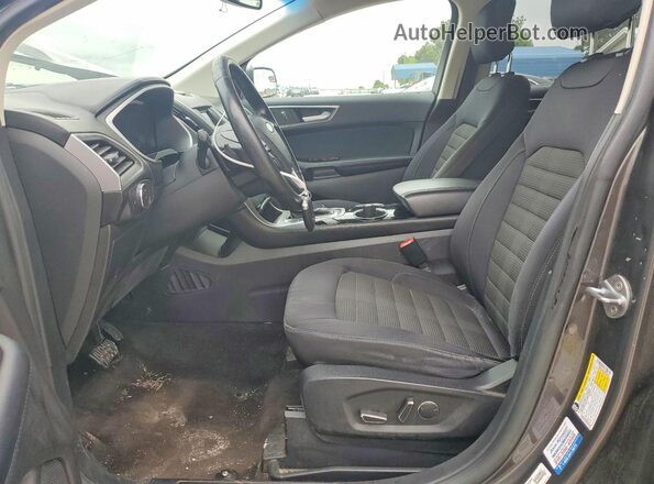 2FMPK4J80JBB93041 2018 FORD EDGE Gray Vista interior delantera