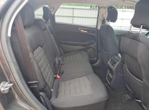 2FMPK4J80JBB93041 2018 FORD EDGE Gray Vista interior trasera