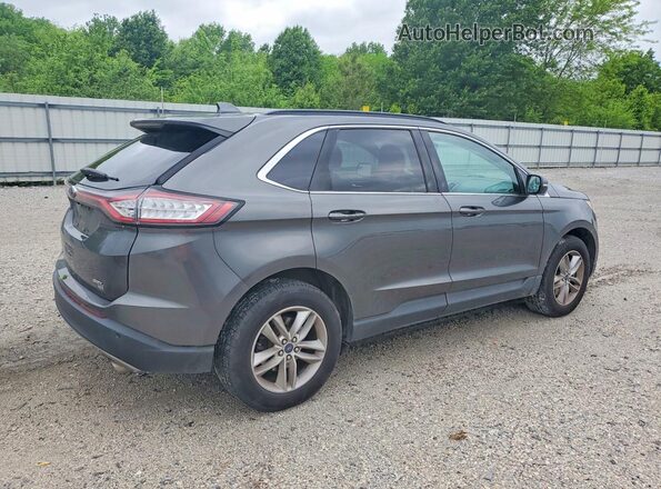 2FMPK4J80JBB93041 2018 FORD EDGE Gray Trasero derecho