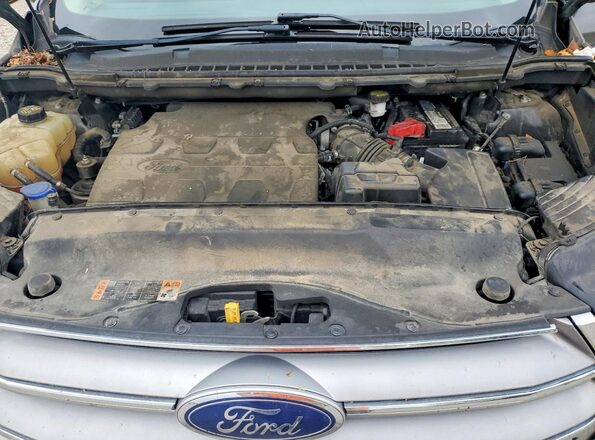 2FMPK4J80JBB93041 2018 FORD EDGE Gray Vista del compartimento del motor