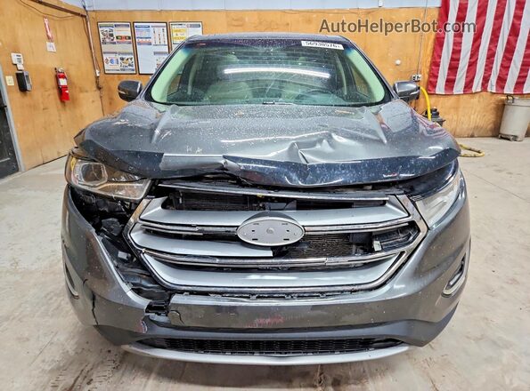 2FMPK4J81GBC03892 2016 FORD EDGE Gray Front view