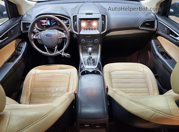 2FMPK4J81GBC03892 2016 FORD EDGE Gray Dashboard view