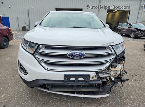 2FMPK4J81GBC31725 2016 FORD EDGE White წინა ხედი