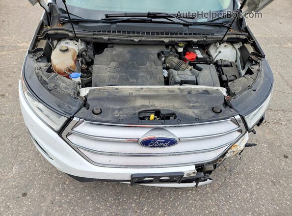 2FMPK4J81GBC31725 2016 FORD EDGE White ძრავის განყოფილების ხედი