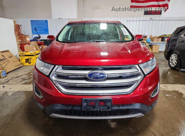 2FMPK4J81HBC69389 2017 FORD EDGE Red Դիմացի տեսք