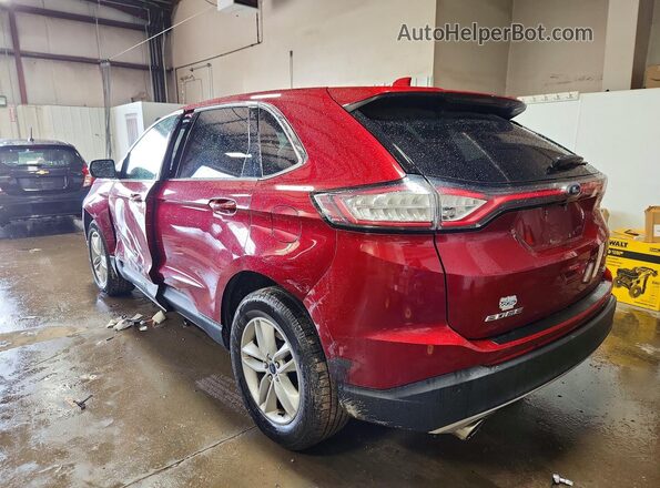 2FMPK4J81HBC69389 2017 FORD EDGE Red Հետևի ձախ