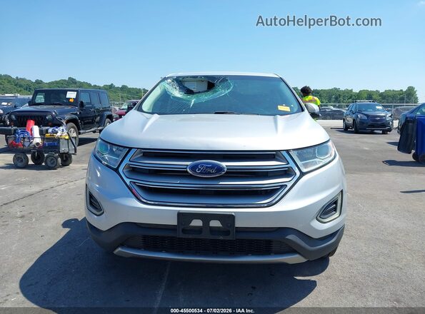 2FMPK4J82GBB44951 2016 FORD EDGE Gray Widok zestawu wskaźników
