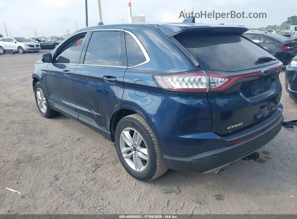 2FMPK4J82HBB15547 2017 FORD EDGE Синий Задняя левая четверть