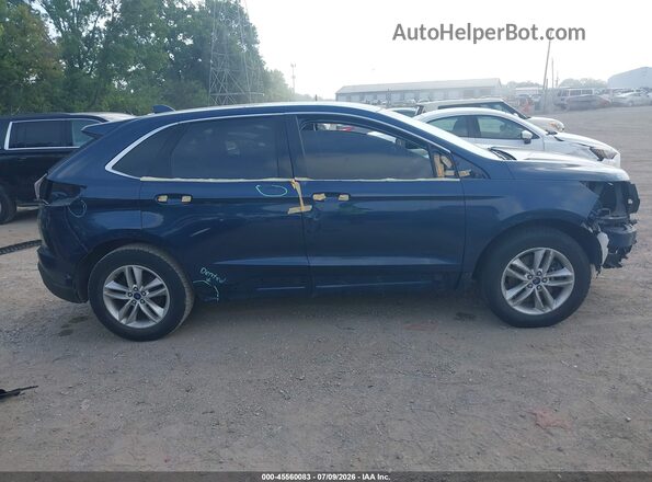 2FMPK4J82HBB15547 2017 FORD EDGE Синий Панорамный вид салона 360°